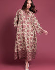 Gol - E - Anar Surkh Cotton Kaftan