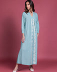 Shabnam Halka Neela Kaftan