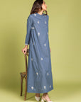 Zeenat E Lalah Cotton Kaftan