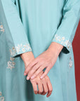 Gulraiz Halka Neela Kaftan