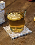 Mother-of-Pearl Coasters set of 4