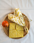 Floral Booti Citron Table Napkin