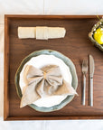 Plain Natural Linen Table Napkin
