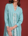 Shabnam Halka Neela Kaftan