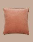 Shazdeh Peach Rose Velvet Cushion (60cm x 60cm)