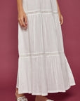 Evanthie Ivory Cotton Nightdress