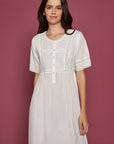Fiore Ivory Cotton Nightdress