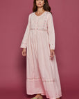 Fleurine Pink Cotton Nightdress