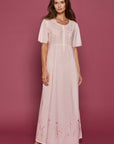 Floralia Pink Cotton Nightdress