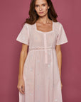 Gardenia Pink Cotton Nightdress