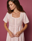 Gardenia Pink Cotton Nightdress