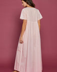 Gardenia Pink Cotton Nightdress
