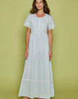 Niina Blue Cotton Nightdress