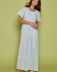 Niina Blue Cotton Nightdress