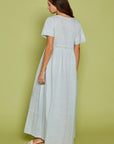 Niina Blue Cotton Nightdress