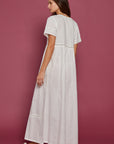 Niina Ivory Cotton Nightdress