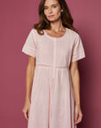 Niina Pink Cotton Nightdress