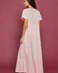 Niina Pink Cotton Nightdress
