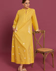 Nudrat Yellow Kaftan
