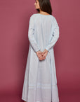Perach Blue Cotton Nightdress