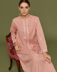 Shaida Muted Clay Cotton Kaftan