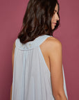 Shimmer Dream Blue Cotton Nightdress