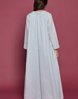 Shimmer Dream Blue Cotton Robe and Nightdress