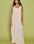Shimmer Dream Pink Cotton Robe and Nightdress