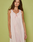 Shimmer Dream Pink Cotton Robe and Nightdress