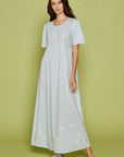 Nightdress Floralia Blue