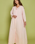 Shimmer Dream Pink Cotton Robe and Nightdress