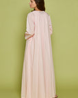 Shimmer Dream Pink Cotton Robe and Nightdress