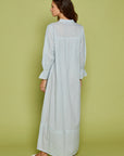 Florise Blue Cotton Nightdress