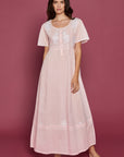 Ellery Pink Cotton Nightdress
