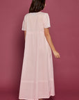 Ellery Pink Cotton Nightdress