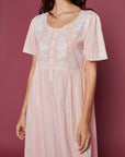 Ellery Pink Cotton Nightdress