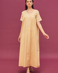 Noor Cream Cotton Nightdress