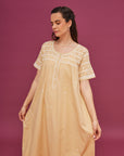 Noor Cream Cotton Nightdress