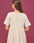 Noor Blush Pink Short Sleeve Cotton Nightdress