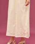 Noor Honey Yellow Short Sleeve Cotton Nightdress