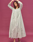 Noor Light Sage Cotton Nightdress