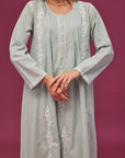 Noor Light Sage Cotton Nightdress