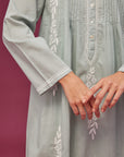 Noor Light Sage Cotton Nightdress