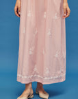 Noor Soft Pink Short Sleeve Cotton Nightdress