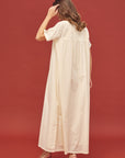 Noor Honey Yellow Cotton Nightdress