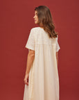 Noor Honey Yellow Cotton Nightdress