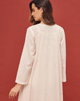 Noor Blush Pink Full Sleeve Cotton Nightdress