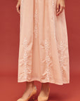 Noor Peach Cotton Nightdress