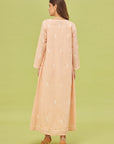 Noor Peach Full Sleeve Cotton Nightdress