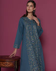 Tamora Peacock Cotton Kaftan